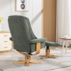 Sardinia Recliner Chair & Footstool in Chacha Fern